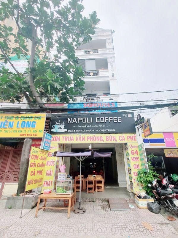 Phòng trọ PTC House Bình Giã - Tân Bình - Toàn cảnh tòa nhà (*)