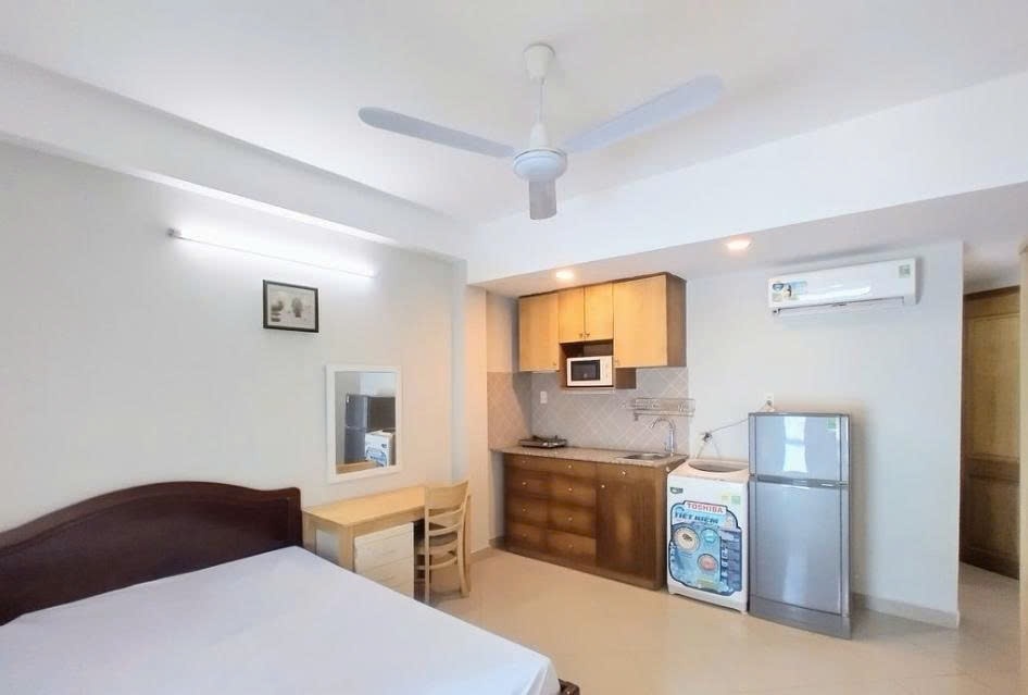 Phòng trọ Studio 20m2 tại PTC House Trần Quốc Thảo - Quận 3 - Phòng ngủ