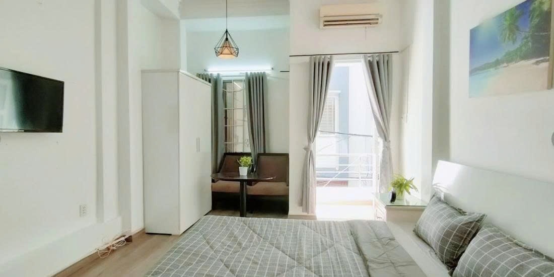 Phòng trọ Studio 25m2 tại PTC House Nguyễn Thị Minh Khai 1 - Quận 1 - Phòng ngủ