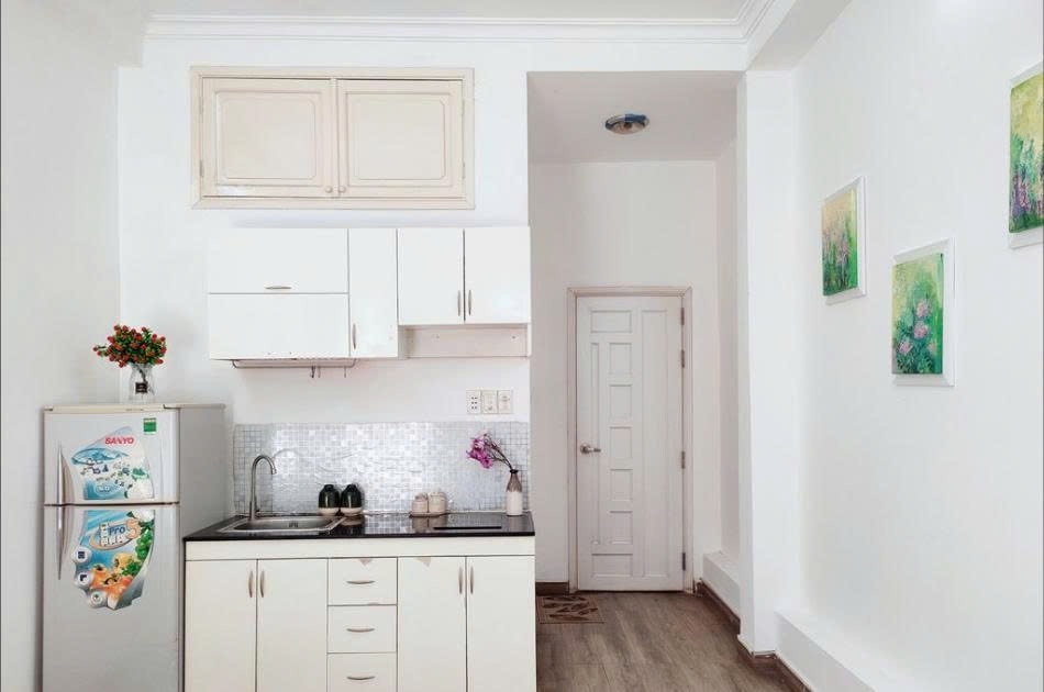 Phòng trọ Studio 25m2 tại PTC House Nguyễn Thị Minh Khai 1 - Quận 1 - Phòng bếp