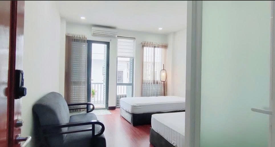 Phòng trọ Studio 25m2 tại PTC House Trần Quý Khoách - Quận 1 - Phòng ngủ