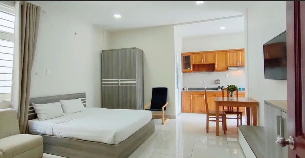 Phòng trọ Studio 25m2 tại PTC House Trương Định - Quận 3 - Phòng ngủ