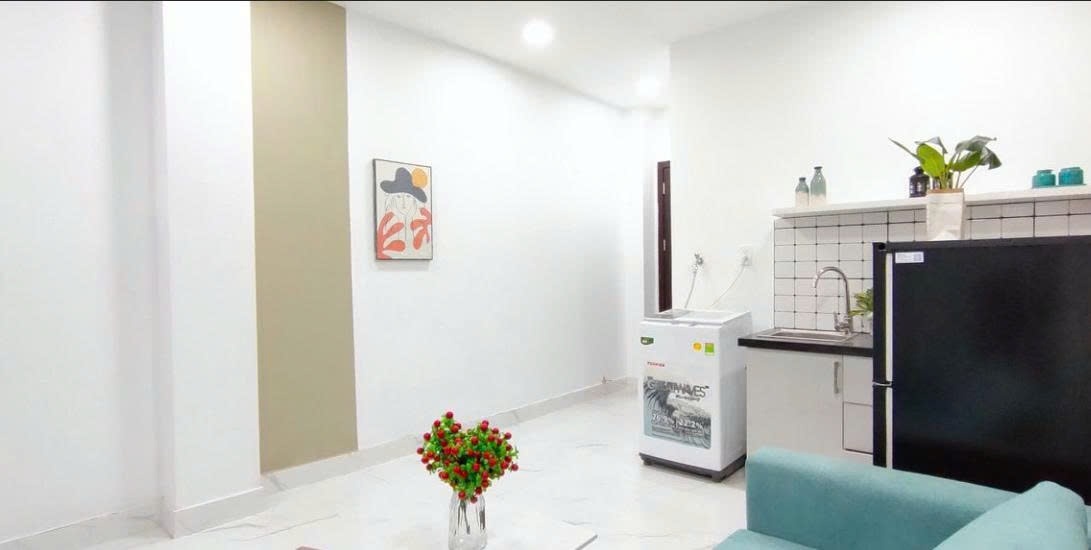 Phòng trọ Studio 25m2 tại PTC House Cách Mạng Tháng Tám - Quận 3 - Phòng ngủ