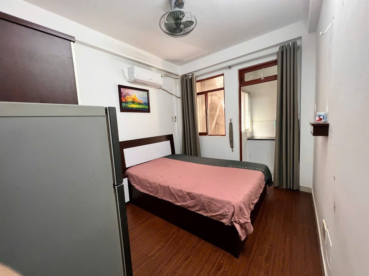 Phòng trọ Studio 25m2 tại Sea Home Nguyễn Ngọc Lộc - Quận 10 - Phòng ngủ