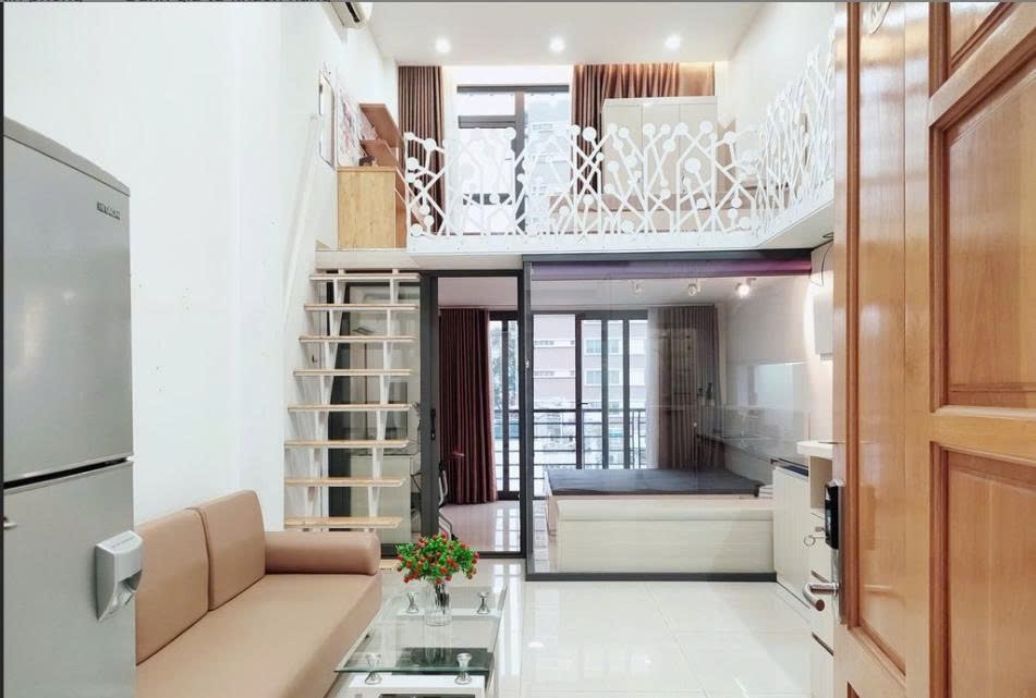 Phòng trọ Duplex 70m2 tại PTC House Trần Đình Xu 1 - Quận 1 - Phòng khách