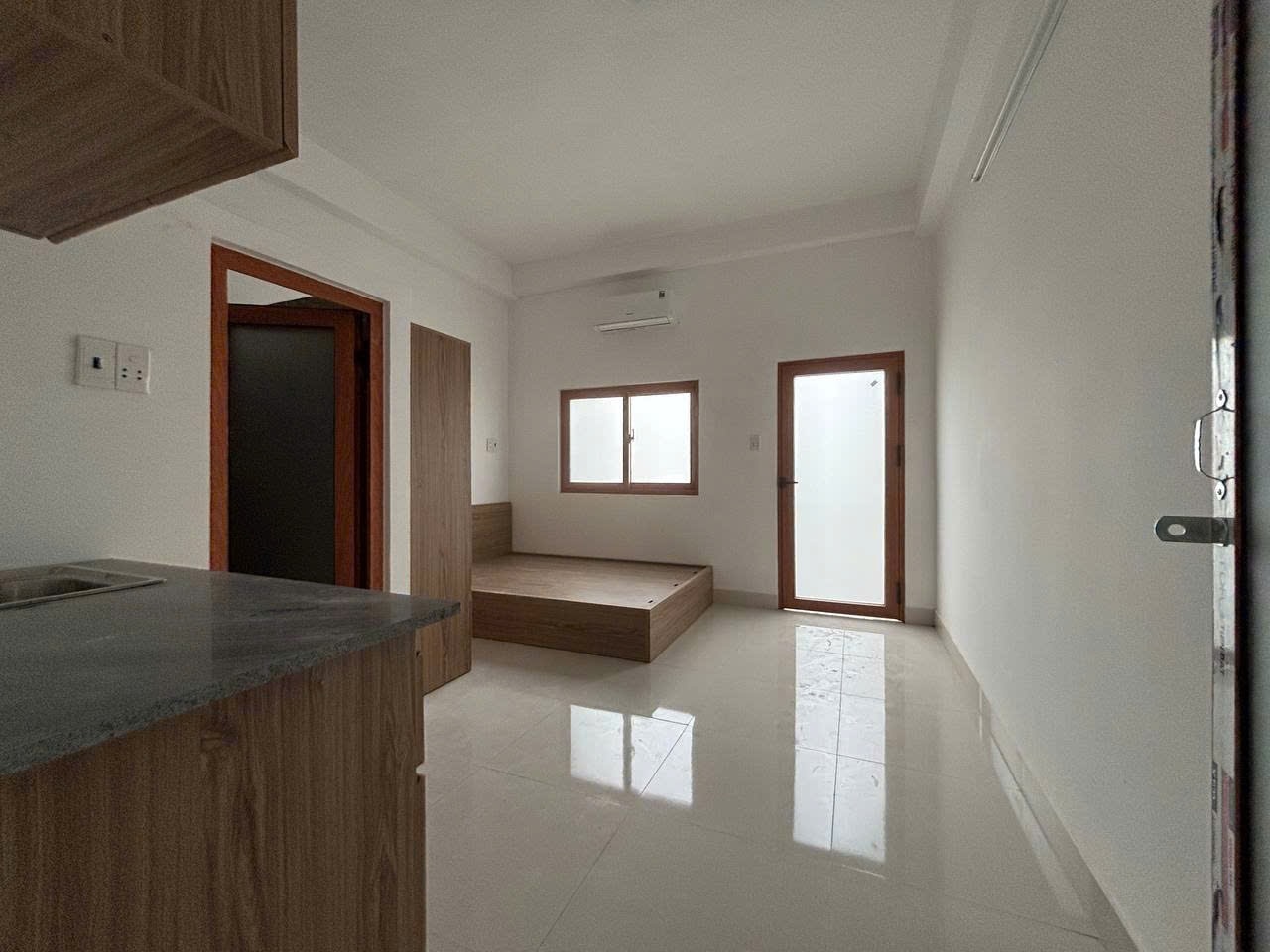 Phòng trọ Studio 25m2 tại Nui Nui House Quang Trung - Gò Vấp - Phòng ngủ