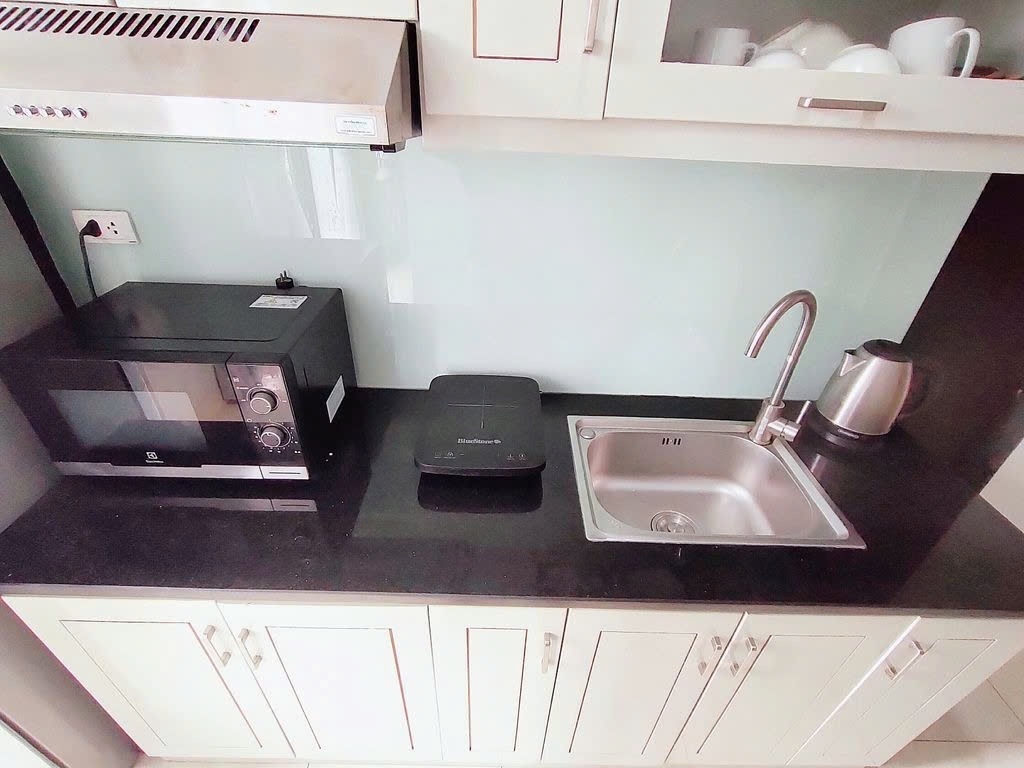 Phòng trọ Studio 38m2 tại PTC House 1 Gia Thượng - Long Biên  - Phòng bếp