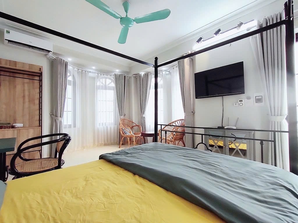Phòng trọ Studio 38m2 tại PTC House 1 Gia Thượng - Long Biên  - Phòng ngủ