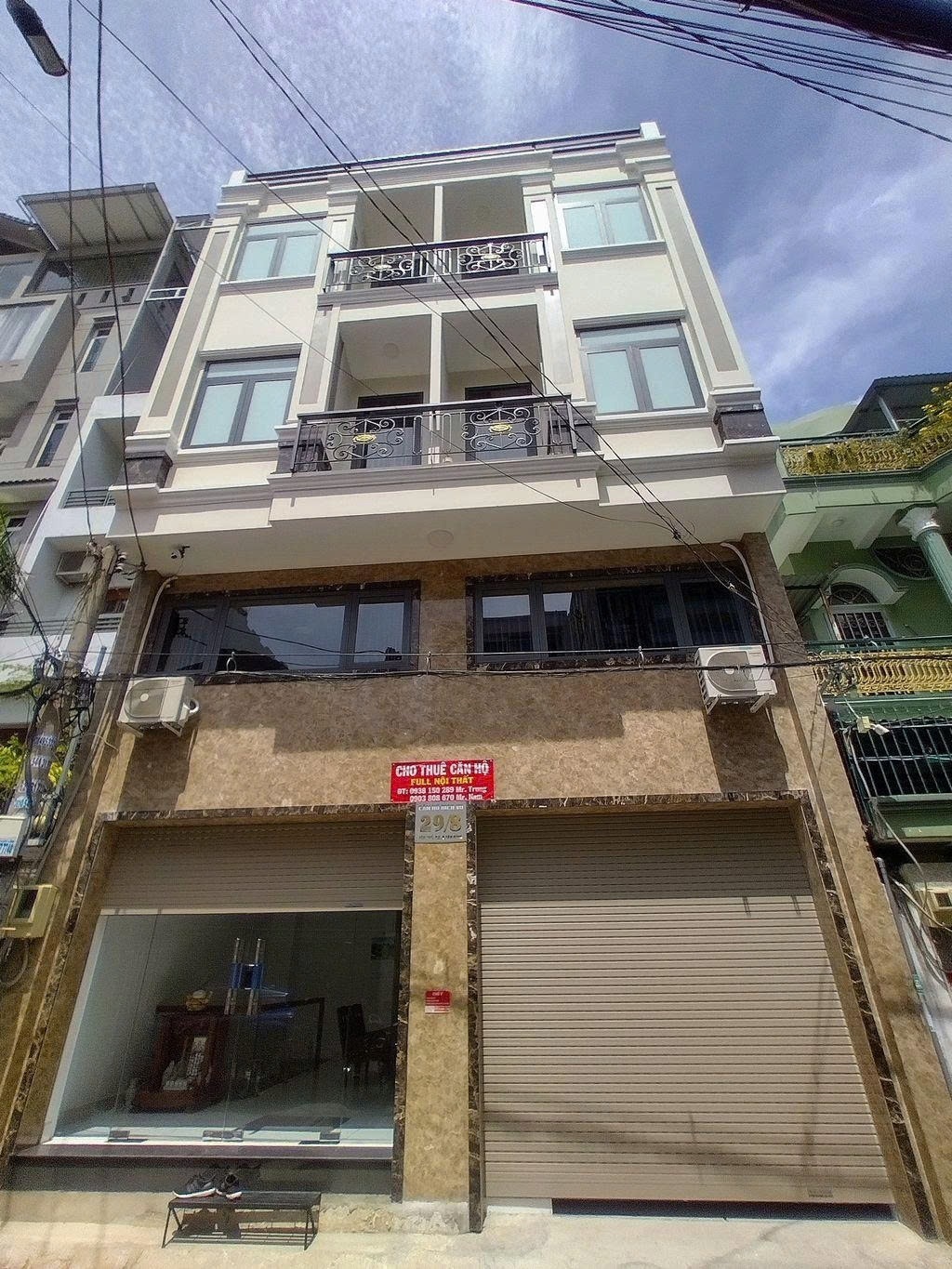 Phòng trọ PTC House Yên Thế - Tân Bình - Toàn cảnh tòa nhà (*)