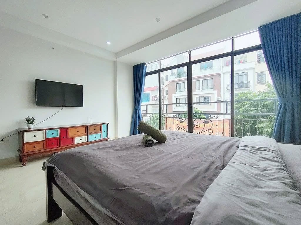 Phòng trọ Studio 40m2 tại PTC House Gia Thượng - Long Biên  - Phòng ngủ