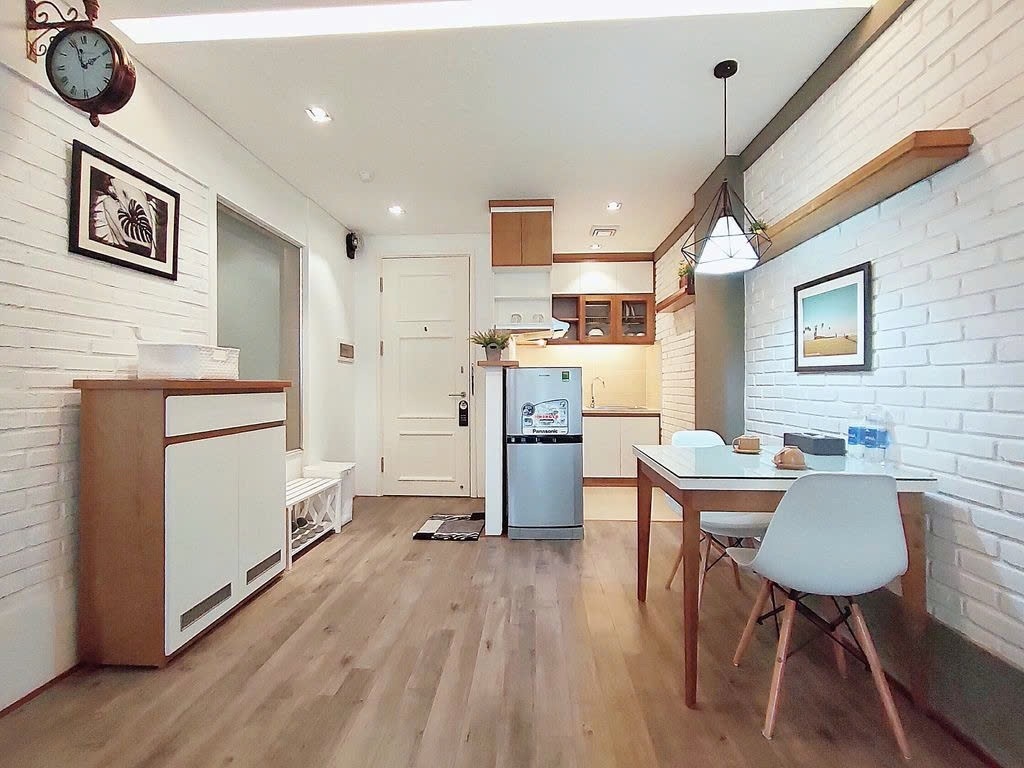 Phòng trọ Studio 40m2 tại PTC House Liễu Giai - Ba Đình  - Phòng bếp