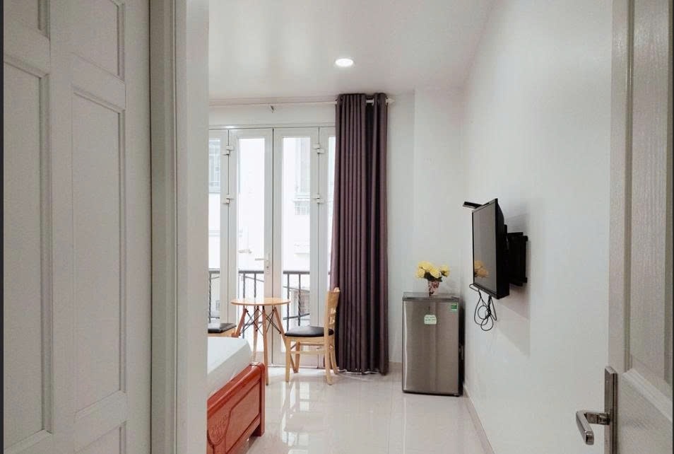 Phòng trọ Studio 20m2 tại PTC House 1 Nguyễn Trãi - Quận 1 - Phòng ngủ