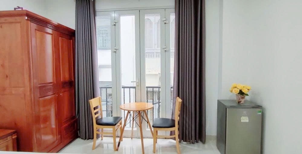 Phòng trọ Studio 20m2 tại PTC House 1 Nguyễn Trãi - Quận 1 - Phòng ngủ