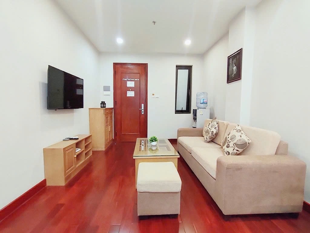 Phòng trọ 1 Phòng ngủ 45m2 tại PTC House Đào Tấn - Ba Đình - Phòng khách