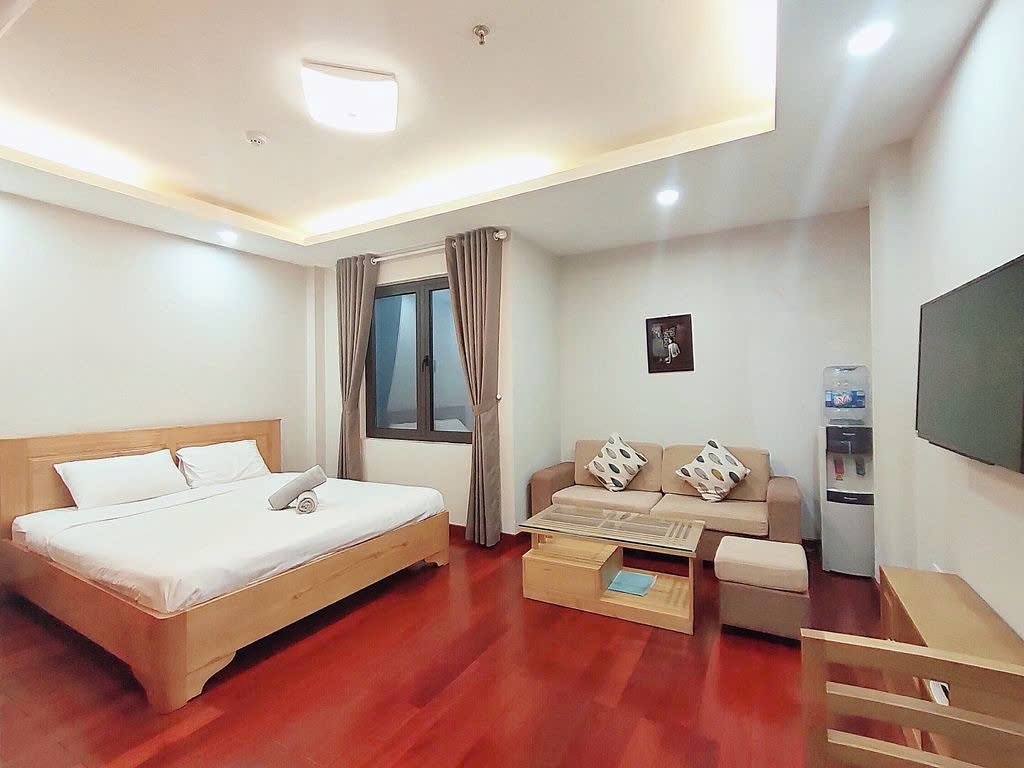 Phòng trọ 1 Phòng ngủ 45m2 tại PTC House Đào Tấn - Ba Đình - Phòng khách