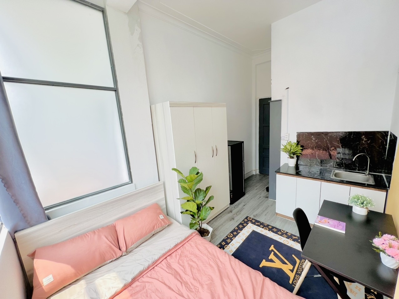 Phòng trọ Studio 25m2 tại AE Home Quang Trung - Gò Vấp - Phòng ngủ