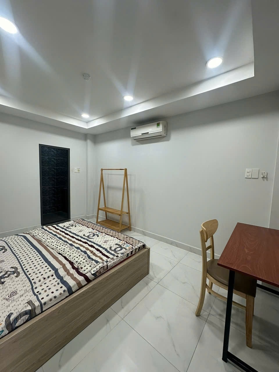 Phòng trọ Studio 20m2 tại AM House Điện Biên Phủ - Bình Thạnh - Phòng ngủ