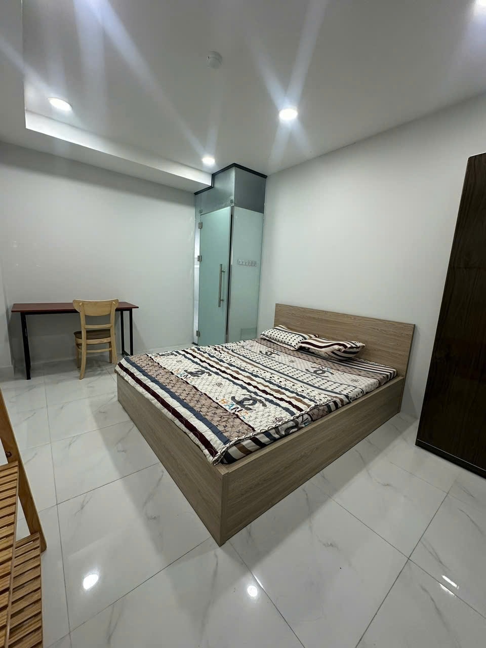 Phòng trọ Studio 20m2 tại AM House Điện Biên Phủ - Bình Thạnh - Phòng ngủ