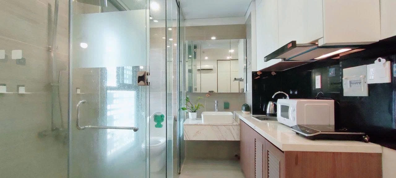 Phòng trọ Studio 25m2 tại PTC House Nguyễn Trãi 1 - Quận 1 - Phòng tắm