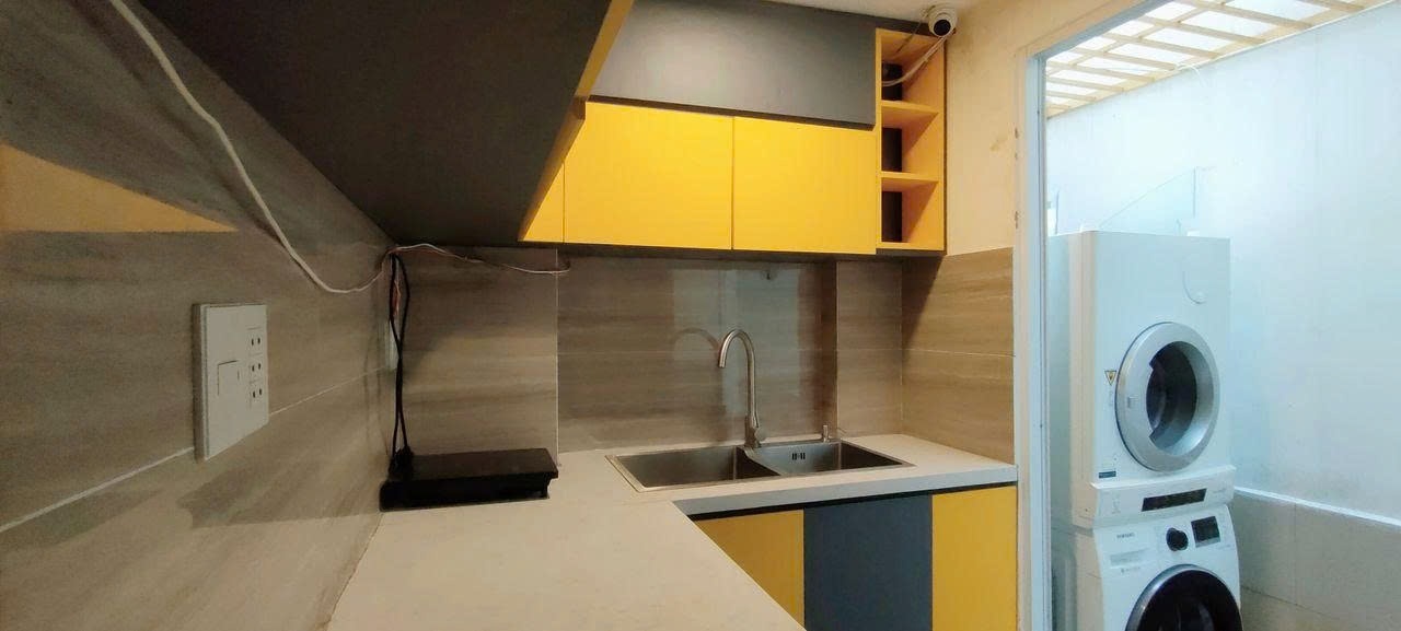 Phòng trọ Studio 30m2 tại PTC House Trần Hưng Đạo 1 - Quận 1 - Phòng bếp