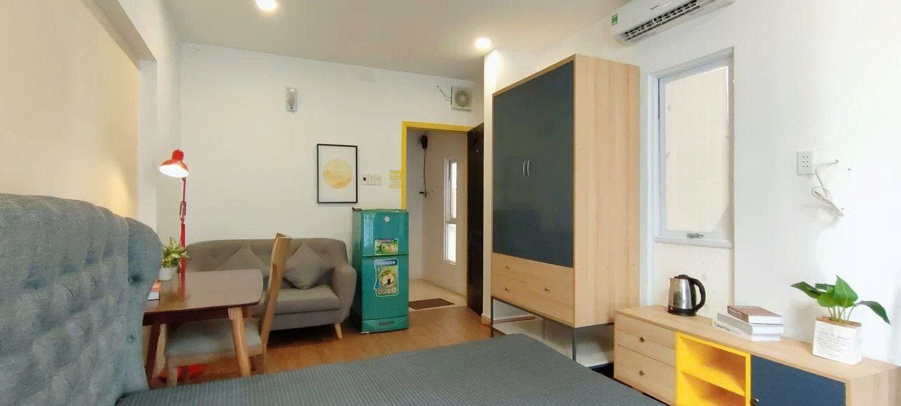 Phòng trọ Studio 30m2 tại PTC House Trần Hưng Đạo 1 - Quận 1 - Phòng ngủ