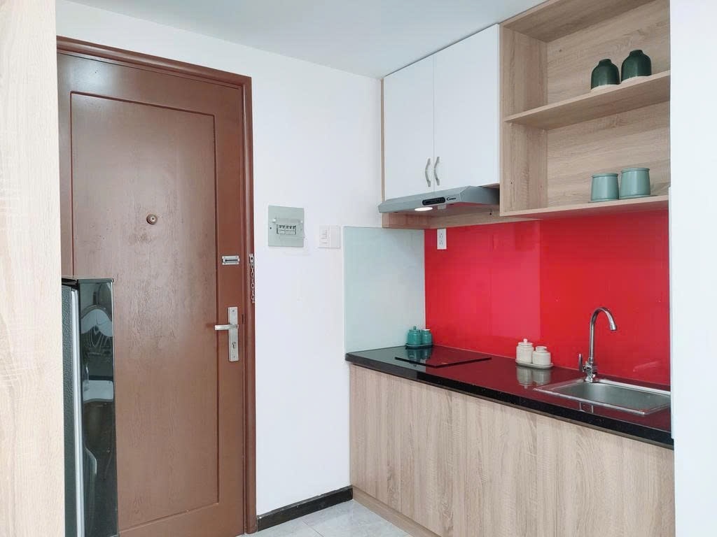 Phòng trọ Studio 30m2 tại PTC House Võ Trường Toản - Quận 2 - Phòng bếp