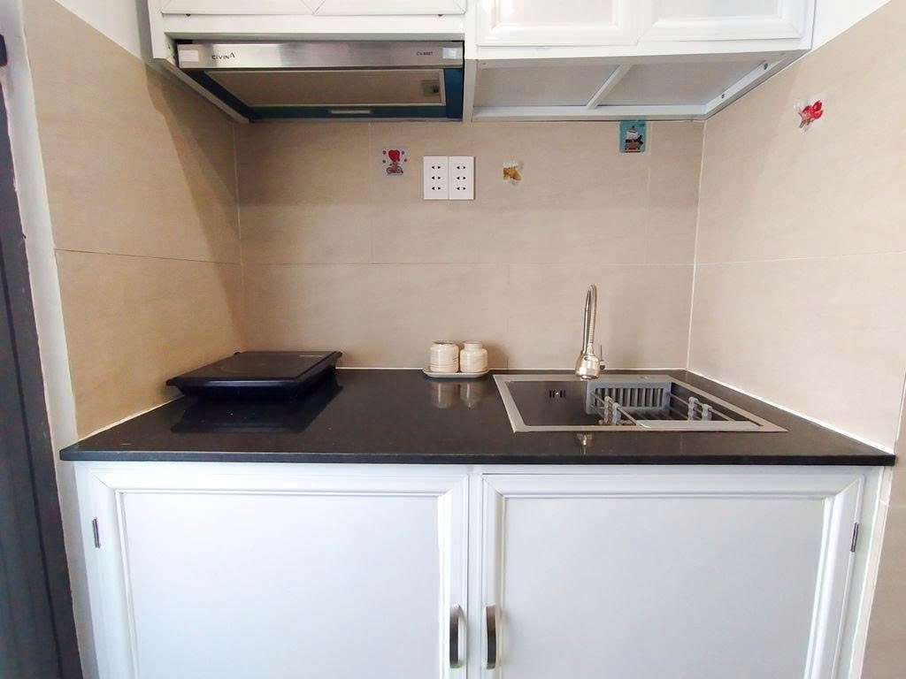 Phòng trọ Studio 25m2 tại PTC House Đường 37 - Quận 7 - Phòng bếp
