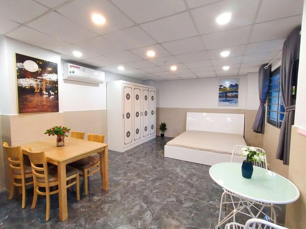 Phòng trọ Studio 25m2 tại PTC House Đường 37 - Quận 7 - Phòng ngủ