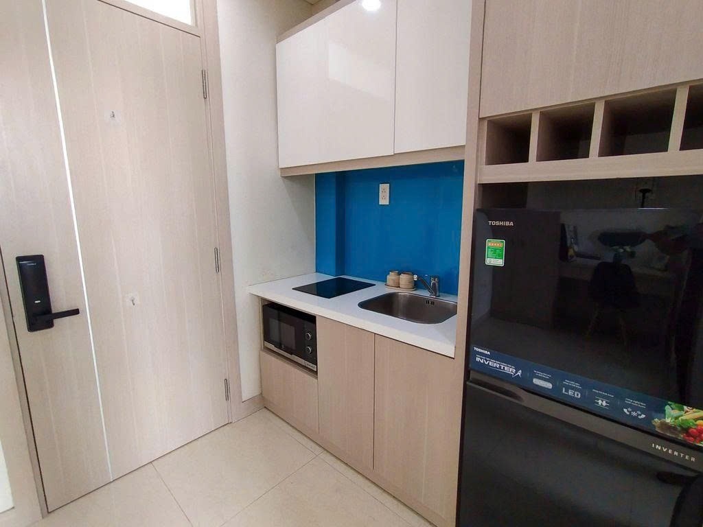 Phòng trọ Studio 25m2 tại PTC House 2 Trần Hưng Đạo - Quận 1 - Phòng bếp