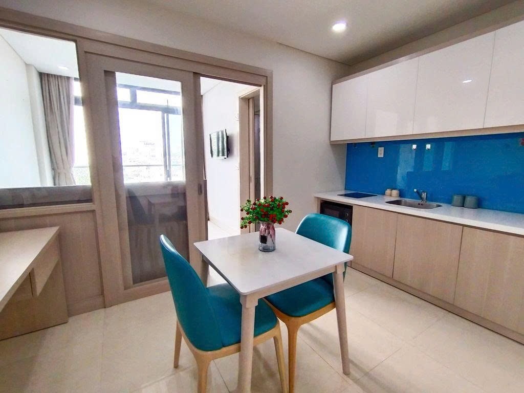 Phòng trọ Studio 25m2 tại PTC House 2 Trần Hưng Đạo - Quận 1 - Phòng bếp