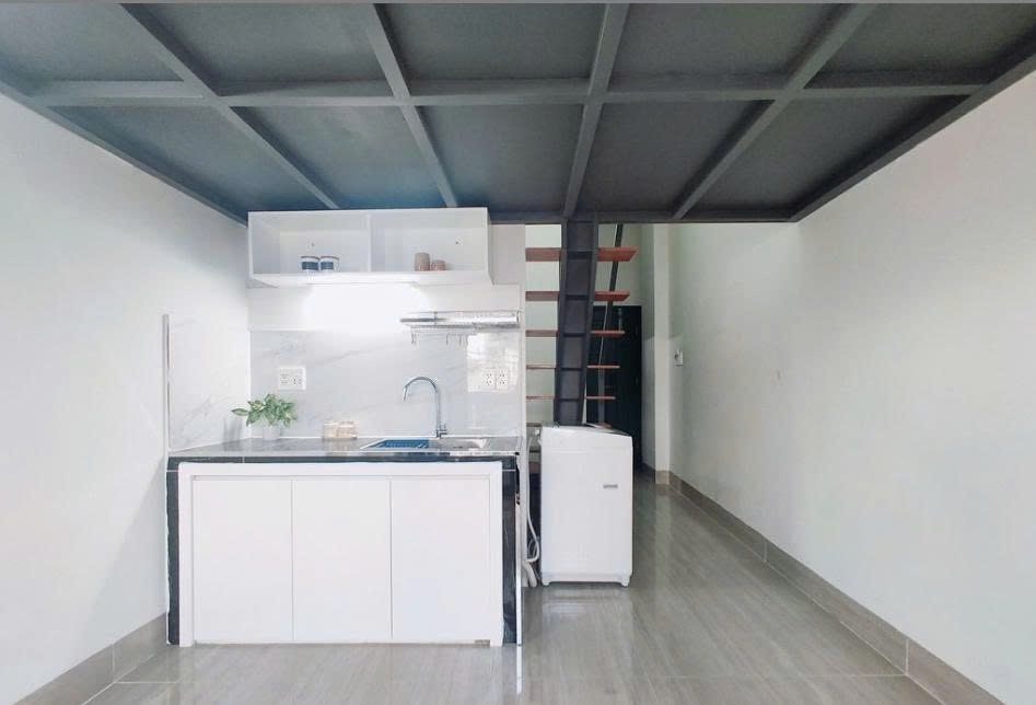 Phòng trọ Duplex 15m2 tại PTC House 2 Huỳnh Tấn Phát - Quận 7 - Phòng bếp