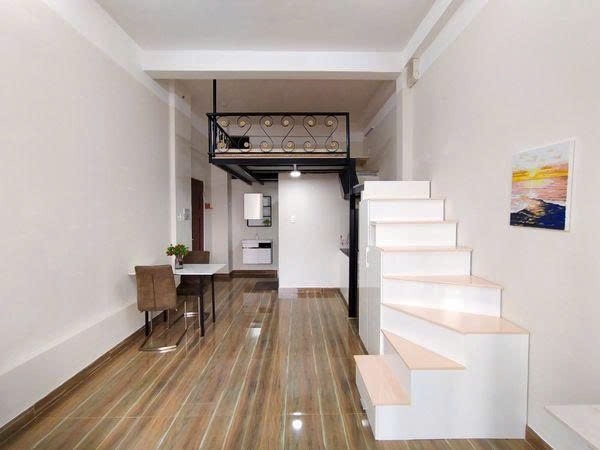 Phòng trọ Duplex 40m2 tại PTC House 2 Trần Xuân Soạn - Quận 7 - Phòng khách