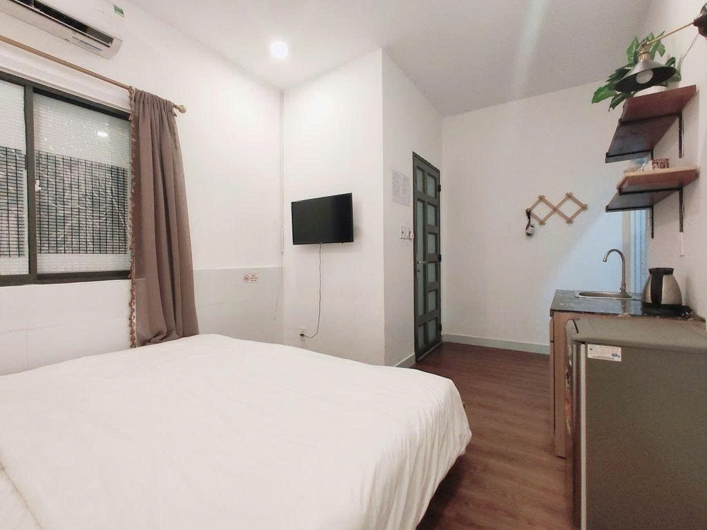 Phòng trọ Studio 15m2 tại PTC House Bùi Viện - Quận 1 - Phòng ngủ