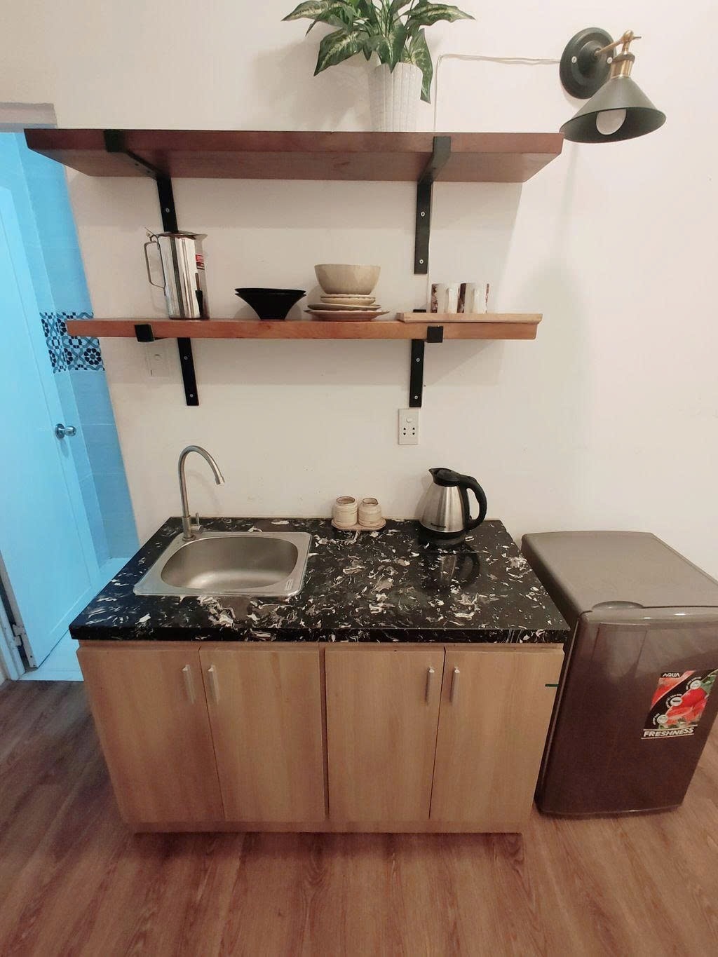 Phòng trọ Studio 15m2 tại PTC House Bùi Viện - Quận 1 - Phòng bếp