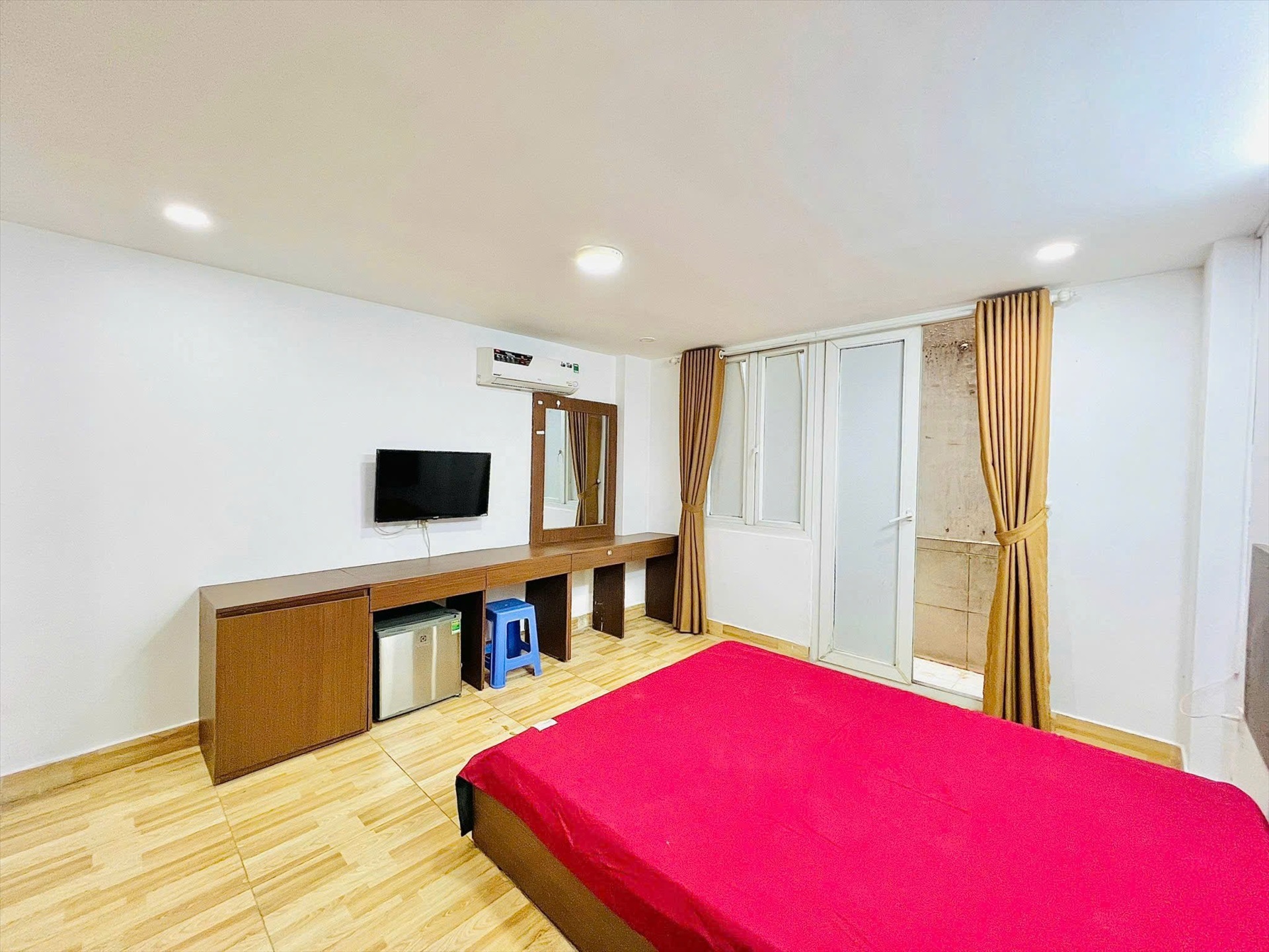 Phòng trọ Studio 25m2 tại AT House Nhất Chi Mai 1 - Tân Bình - Phòng ngủ