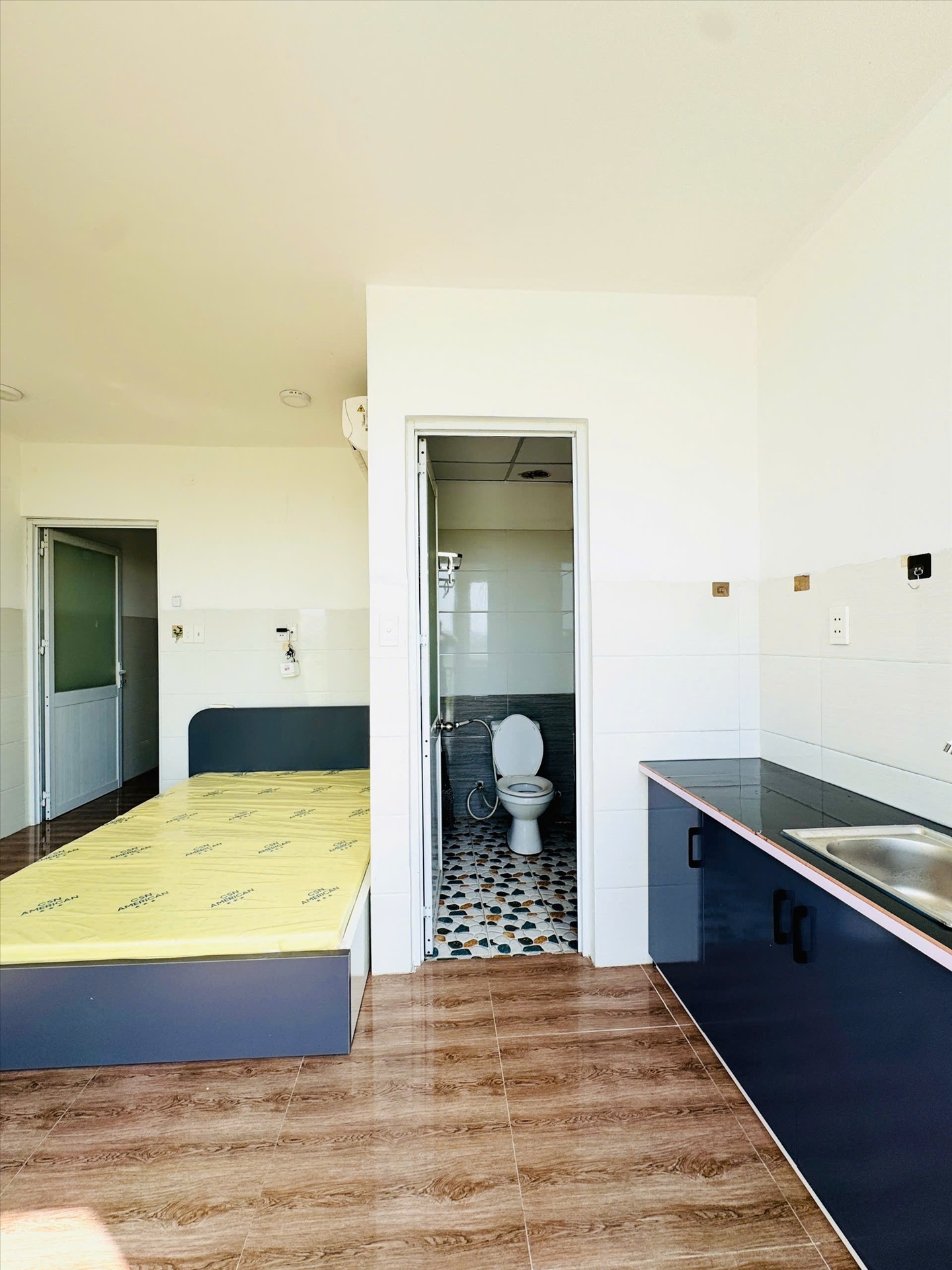 Phòng trọ Studio 25m2 tại Diamond Nguyễn Văn Công - Gò Vấp - Phòng ngủ