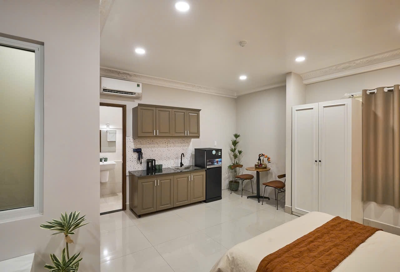 Phòng trọ Studio 30m2 tại TN House Bạch Đằng 1 - Tân Bình - Phòng bếp