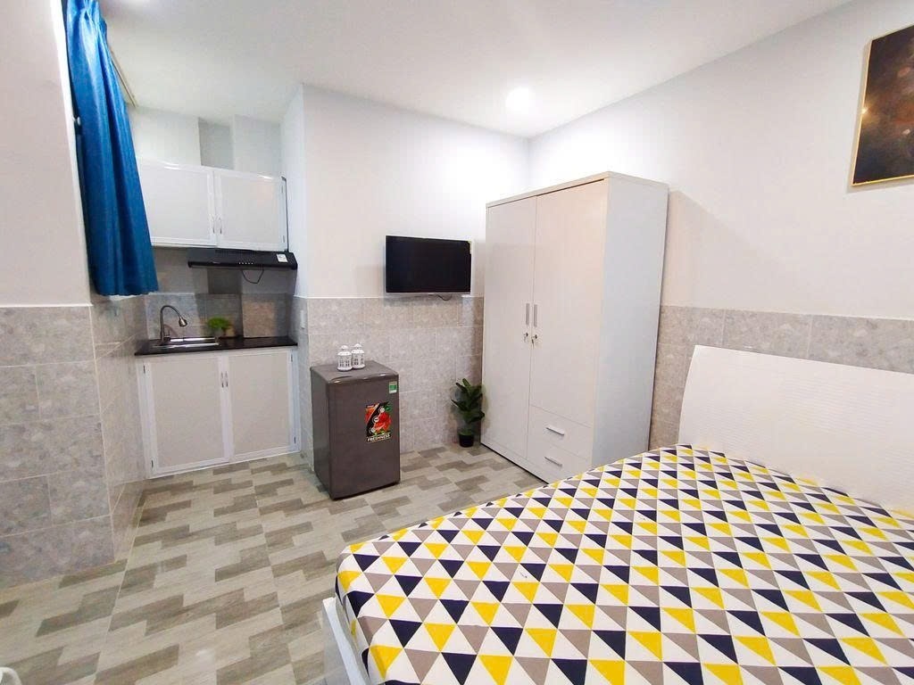 Phòng trọ Studio 17m2 tại PTC House 1 Đường số 2 - Quận 7 - Phòng ngủ