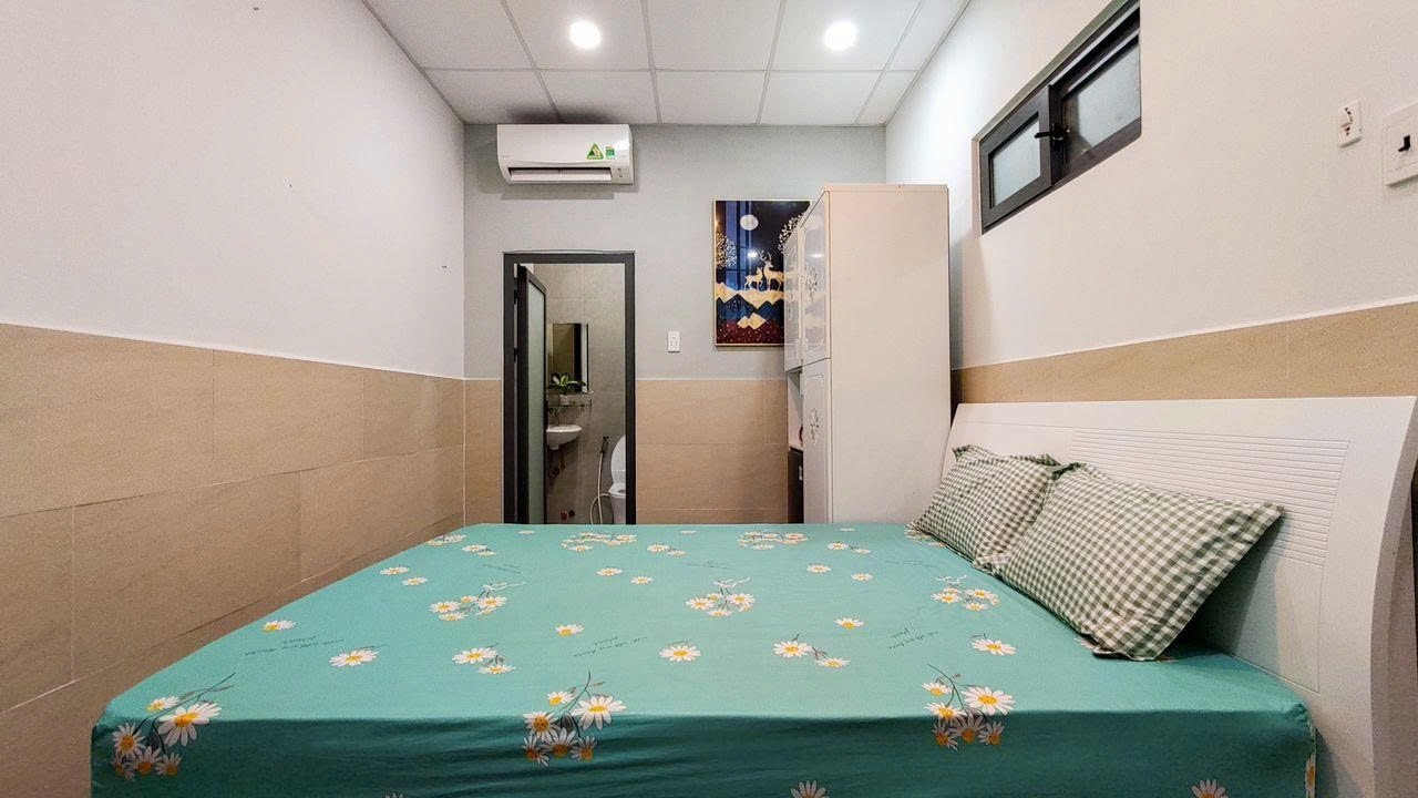 Phòng trọ Studio 10m2 tại PTC House 1 Đường Tân Mỹ - Quận 7 - Phòng ngủ