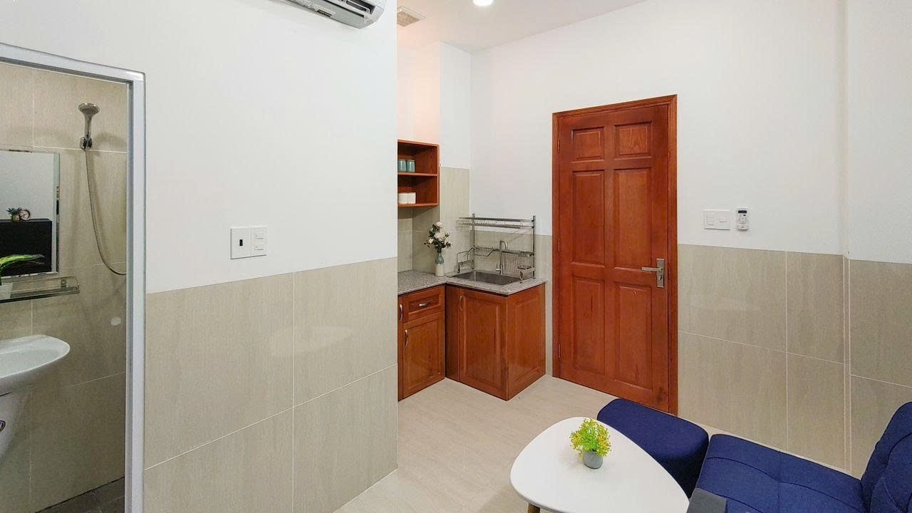 Phòng trọ 1 Phòng ngủ 20m2 tại PTC House Tôn Thất Thuyết - Quận 4 - Phòng khách