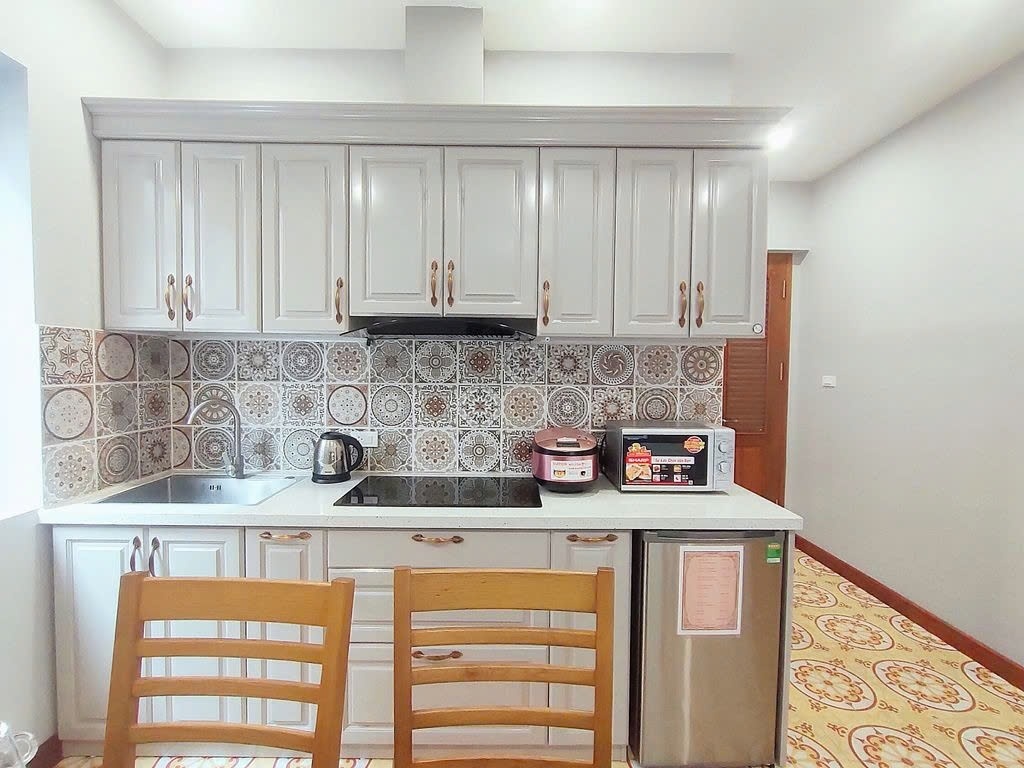 Phòng trọ Studio 75m2 tại PTC House Nguyễn Đình Thi - Tây Hồ - Phòng bếp