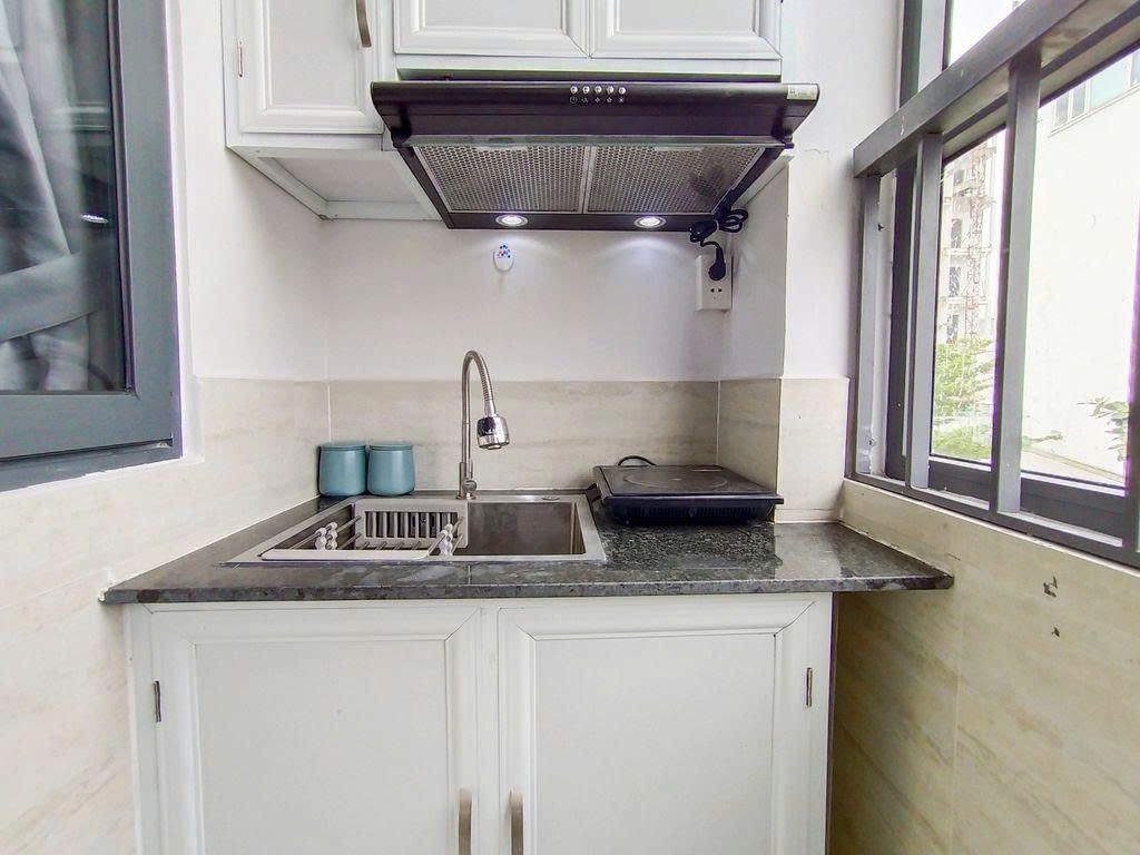 Phòng trọ Studio 15m2 tại PTC House Đường 4F - Quận 7 - Phòng bếp