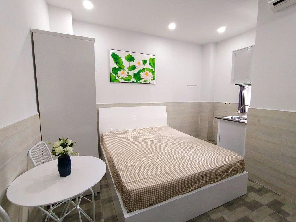 Phòng trọ Studio 15m2 tại PTC House Đường 4F - Quận 7 - Phòng ngủ