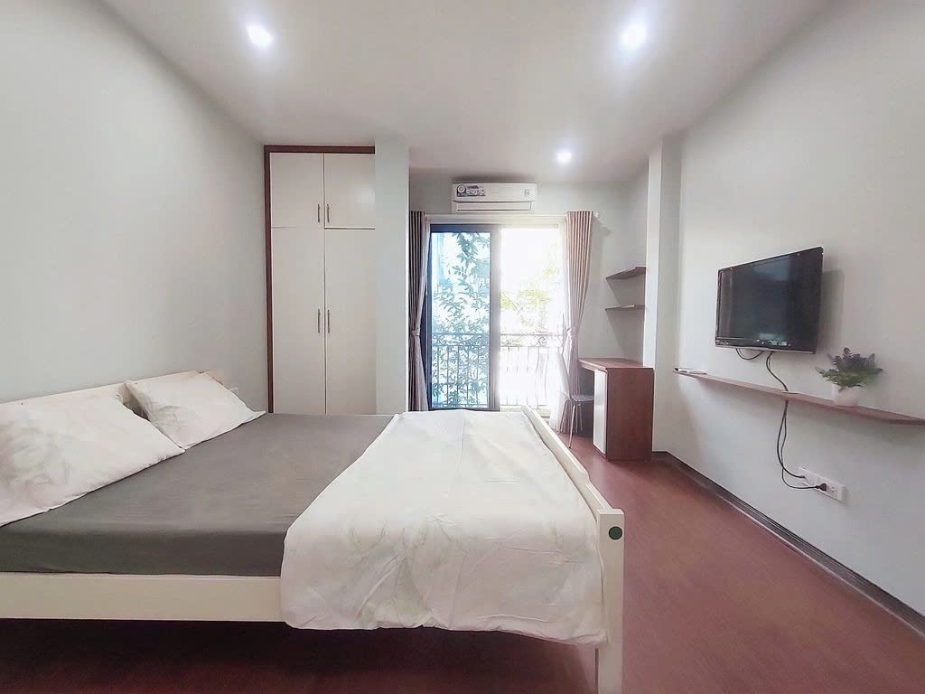 Phòng trọ Studio 30m2 tại PTC House Thuỵ Khuê  - Tây Hồ - Phòng ngủ