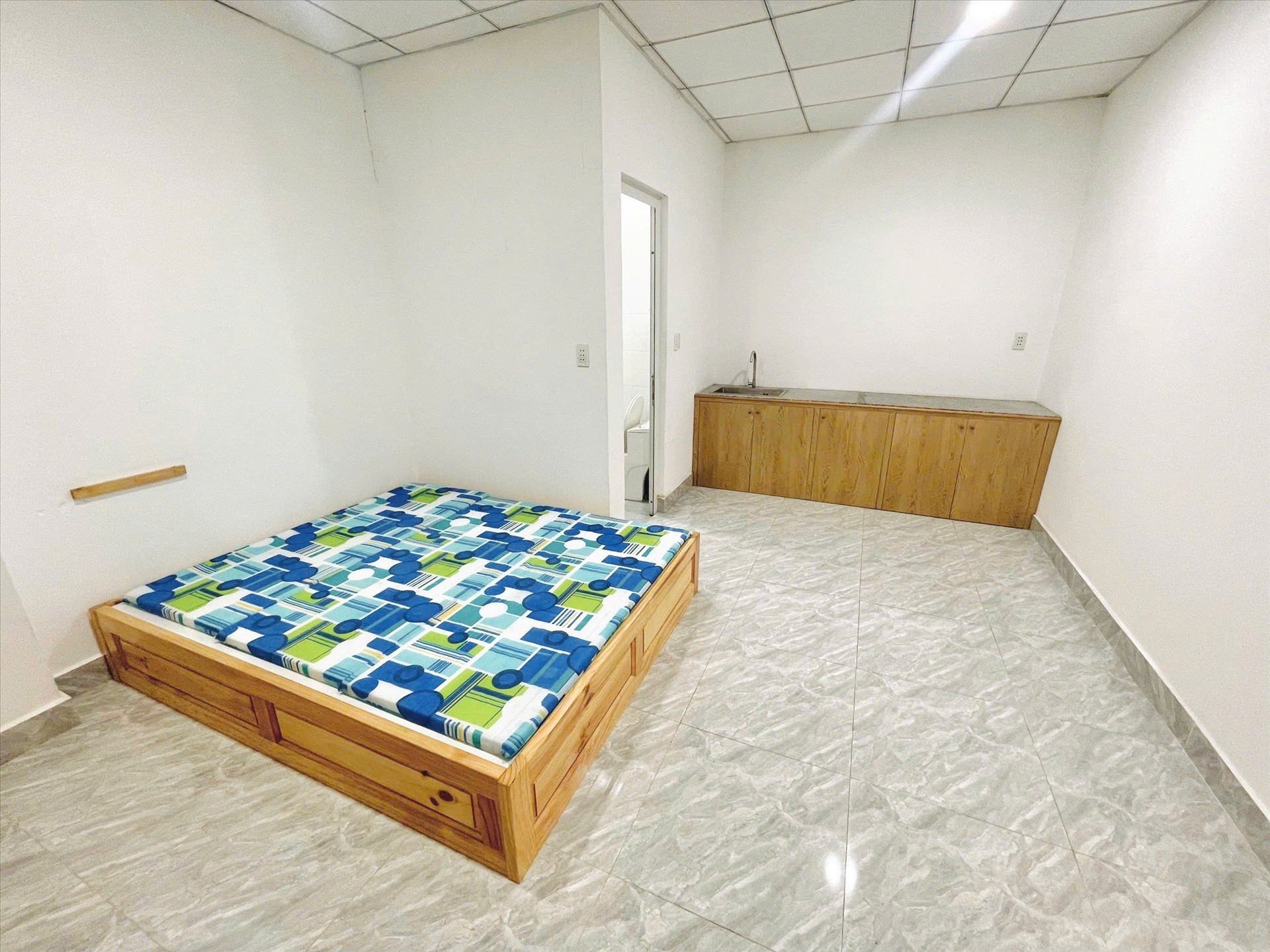 Phòng trọ Studio 25m2 tại CT Home Phạm Văn Bạch - Tân Bình - Phòng ngủ