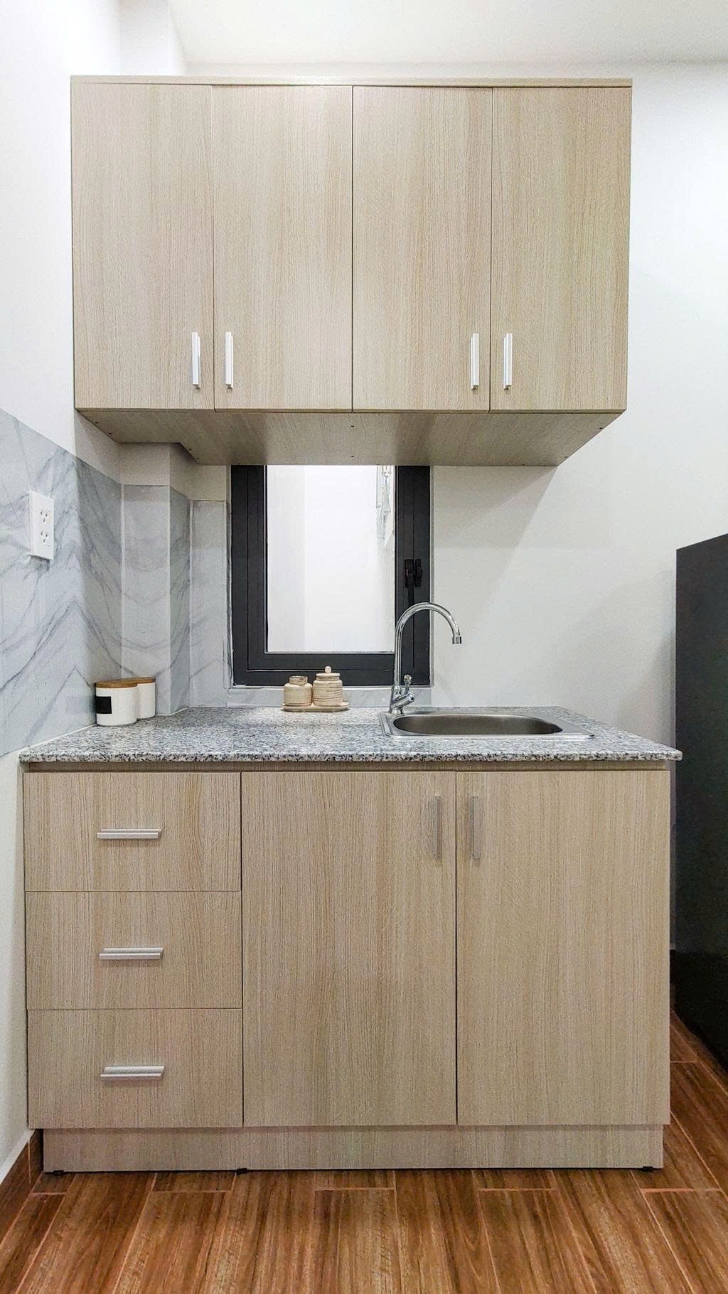 Phòng trọ Studio 20m2 tại PTC House Đường số 8 - Quận 7 - Phòng bếp