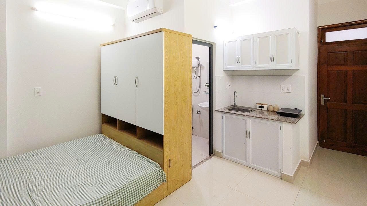 Phòng trọ Studio 12m2 tại PTC House Đường số 3 - Quận 7 - Phòng ngủ