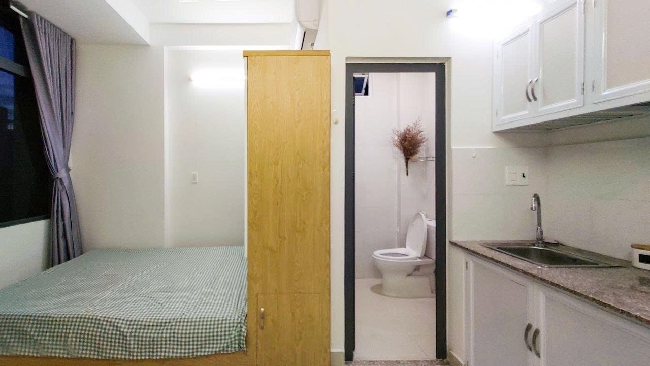 Phòng trọ Studio 12m2 tại PTC House Đường số 3 - Quận 7 - Phòng ngủ