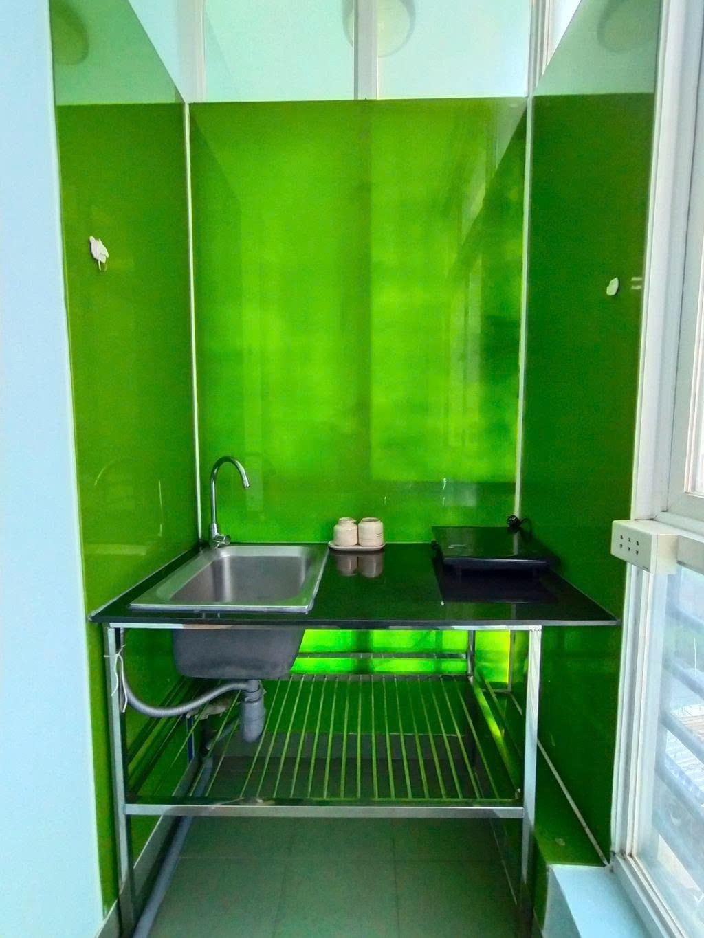 Phòng trọ Studio 20m2 tại PTC House 5 Nguyễn Thị Minh Khai - Quận 1 - Phòng bếp