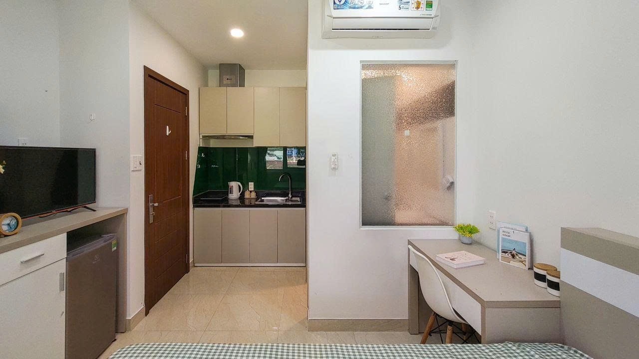 Phòng trọ Studio 10m2 tại PTC House 2 Đường số 2 - Quận 7 - Phòng ngủ